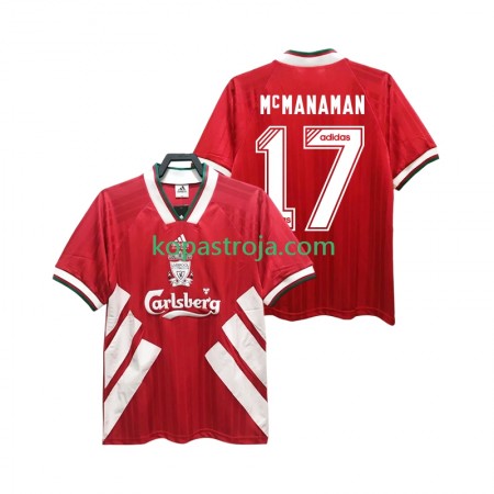 Billiga Fotbollströjor Liverpool MCMANAMAN 17 1993 1995 Retro Hemma tröja Kortärmad